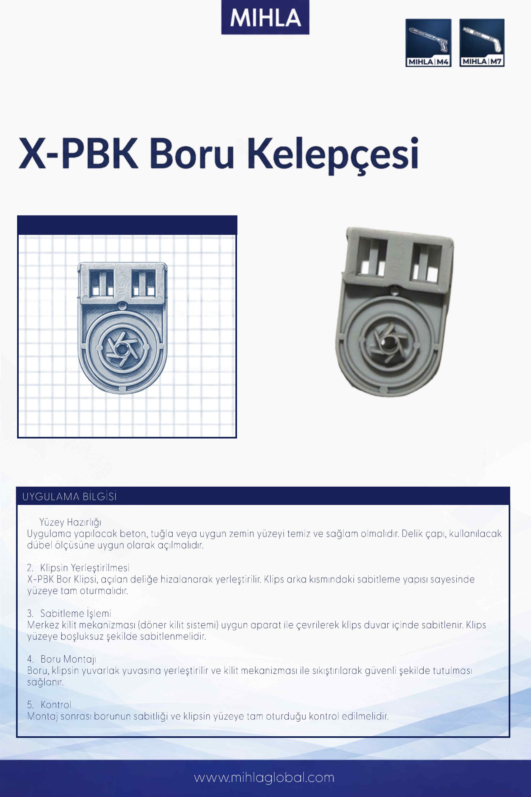 X-PBK Boru Kelepçesi